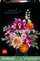 Set LEGO Pretty Pink Flower Bouquet, buqetë lulesh dekorative, shumëngjyrëshe