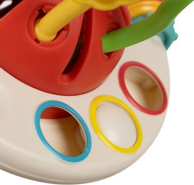 Lodër senzoriale Sensor Toy Teether 23968, 6 në 1, për beba, me shumë ngjyra