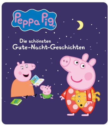 Figurë audio Tonies Peppa Pig Good Night Stories, 41 min, për Toniebox, rozë