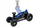 Ngirtëse hidraulike Forsage Trolley Jack, 1.5t, 155-525mm, blu e zezë