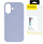 Кутикa Wozinsky Liquid Silicone MagSafe за Samsung Galaxy S24 FE, течен силикон, поддршка за MagSafe, виолетова