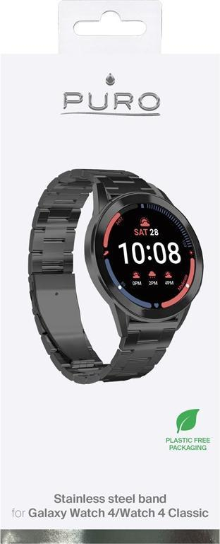 Rrip çeliku Puro Galaxy Watch4 / Watch4 Classic, çelik inox, universal, i zi