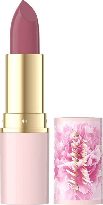 Ruj buzësh Eveline Cosmetics Flower Garden 02, hidratues, me shkëlqim, 4g