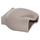 Vazo dekorative Glaze HM4610.03, qeramike, 26x14x25 cm, gri mat