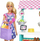 Set loje Barbie Careers Farmers Market, me kukull bionde, me mobilje edhe aksesorë, shumëngjyrësh