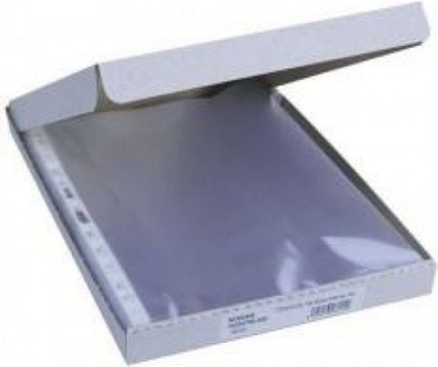 Futëse dokumentesh Herlitz Sleeve A4, PP transparente, set 100 copë