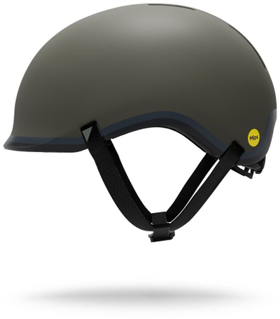 Helmetë biçiklete Giro Hoxton Mips, 55–59 cm, sistem Roc Loc Urban, gri e errët