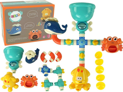 Lodër për vaskë Bath Sprinkler Sea Animals, set 3 pjesë, shumëngjyrëshe