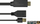 Adapter video Alcasa HDMI në DisplayPort HDMI AD22, 0.3m, i zi