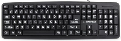Tastierë Esperanza EK129 Florida Wired Black US (EK129)