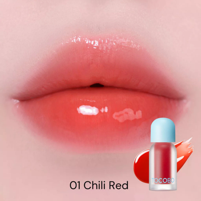 Vaj për buzë Tocobo Juicy Berry, 01 Chill Red, 4g