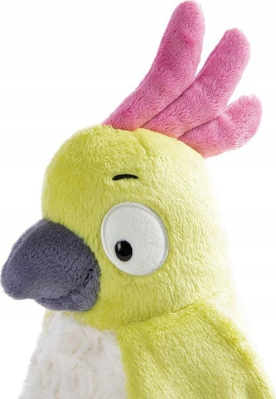 Lodër pelushi NICI Cockatoo Jaya, 25 cm, jeshile shumëngjyrëshe