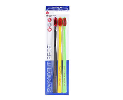 Furça për dhëmbë SwissDent Soft-Medium 2 + 1 Gratis
