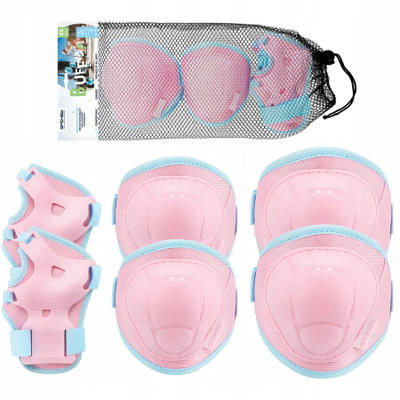 Set mbrojtës për biçikletë Spokey BUFFER, 6 pjesë, për kalamaj, rozë
