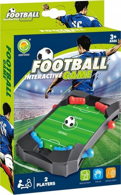 Loja tavoline futbolli Arcade Game Mini Football Game, për fëmijë, kompakte, e bardhë