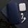 Kabull telefonit Dual Pocket për Xiaomi Redmi Note 13 Pro 5G, lëkurë eko, me xhepa për karta, blu navy