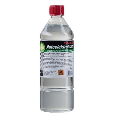Elektrolit për bateri acidi Unior 15085245, për bateri plumbi acidi, transparent