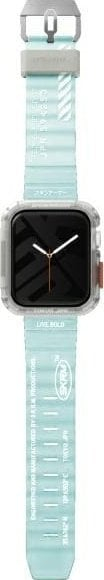 Rrip për Apple Watch Skinarma Shokku, 42 44 45mm, silikon, blu