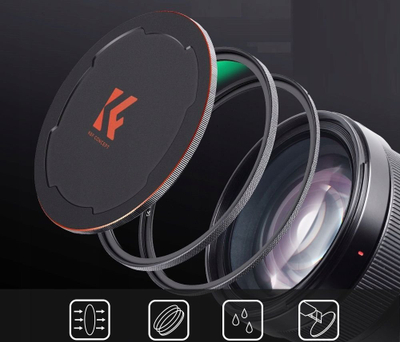 Filtër fotografik K&amp;F Concept Magnetic Nano X 1/4 Black Mist, 67mm, i zi