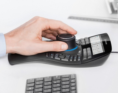 Tastierë Connect 3D, me kabllo, e zezë