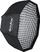 Softbox oktagonal Godox ombrellë, 120cm, me grid, i zi