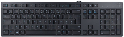 Tastierë Dell K216, me kabllo, layout US, e zezë
