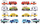 Set lodrash Majorette Volkswagen Camping 212055007, makina të vogla me rimorkio, shumëngjyrëshe