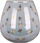 Mbajtëse qiriri Home and Styling Collection, xham, 14x14x14cm, gri