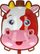 Pistoletë uji MEGA CREATIVE Water Gun Backpack Cow 487926, me çantë shpine, shumëngjyrëshe
