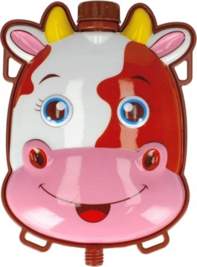 Pistoletë uji MEGA CREATIVE Water Gun Backpack Cow 487926, me çantë shpine, shumëngjyrëshe