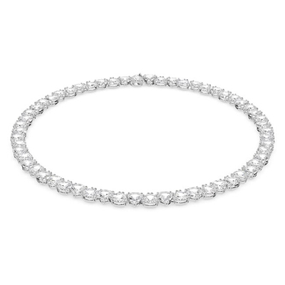 Qafore për femra Swarovski Millenia, 38cm, e argjendtë