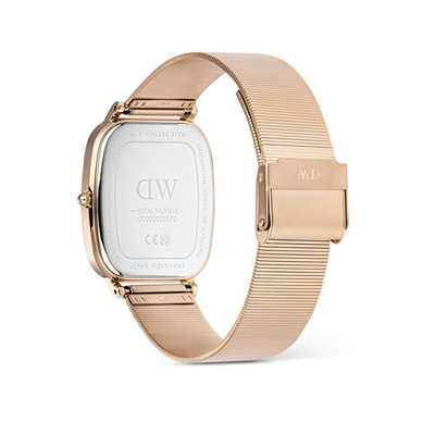 Orë dore Daniel Wellington Marlon Wire Linen Rose Gold DW00100815, e artë