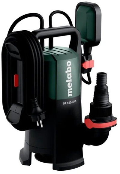 Pompe zhytëse për ujë të ndotur Metabo SP 150-35 S, 550 W, 5.5 m, gri