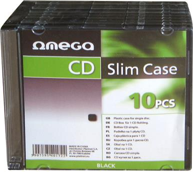Kuti CD DVD Omega Slim 5.2mm, 200 copë, e tejdukshme
