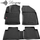 Set tapetësh gome Stingray 3D, Toyota Corolla Hatchback 2018-2025, komplet dyshemeje, ngjyrë e zezë