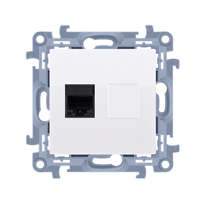 Prizë kompjuterike Kontakt-Simon RJ45 category 6, e bardhë