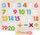 Puzzle druri edukativ Numbers 676796, numrat 0–20, shenja llogaritjeje, shumëngjyrësh