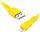 Kabllo USB Orno eXc WHIPPY Pro, USB A në Lightning, 0.9 m, e verdhë neon