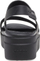 Sandale Crocs Brooklyn Low Wedge W 206453-2EL, platformë e ulët, LiteRide, bezhë kafe