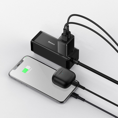 Karikues Baseus, 2xUSB-A, 10.5W, i zi