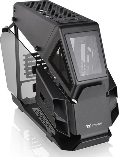 Kasë Thermaltake AH T200 Micro, e zezë, Mini Tower
