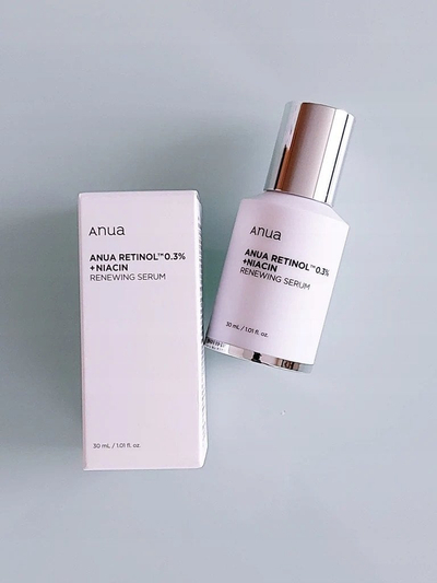 Серум за лице ANUA Nano Retinol 0.3% + Niacin Renewing, против стареење, 30ml