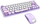Set tastierë dhe maus wireless Mofii, 2.4G, 1200 DPI, vjollcë