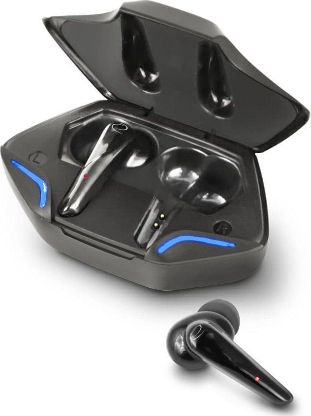 Kufje TWS Esperanza EH231K, Bluetooth 5.0, me kuti karikimi 300mAh, të zeza