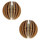Set 2 llamba muri MDF 19,5×16,5×19,5 cm (HM7381.02)