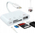 Adapter Lexues karte Zenwire Memory Card Reader, Lightning, SD Micro SD USB 256GB, i bardhë