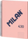 Bllok me spirale Milan 1918 A4, 80 fletë, me katrorë, rozë