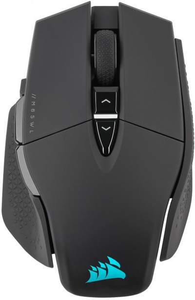 Гејминг глушец Corsair M65 RGB Ultra Wireless, безжичен, 26000 DPI, црн