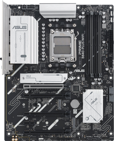 Motherboard ASUS PRIME B840 PLUS WIFI, AM5, DDR5, ATX, bardh e zi