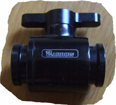 Испусен вентил Barrow Ball Valve, 10mm, G1/4", црн